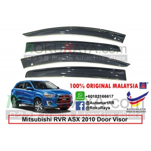 Mitsubishi ASX RVR Hatchback (3rd Gen) 2010 AG Door Visor Air Press Wind Deflector (Big 12cm Width)